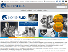 Tablet Screenshot of en.kominflex.com.pl